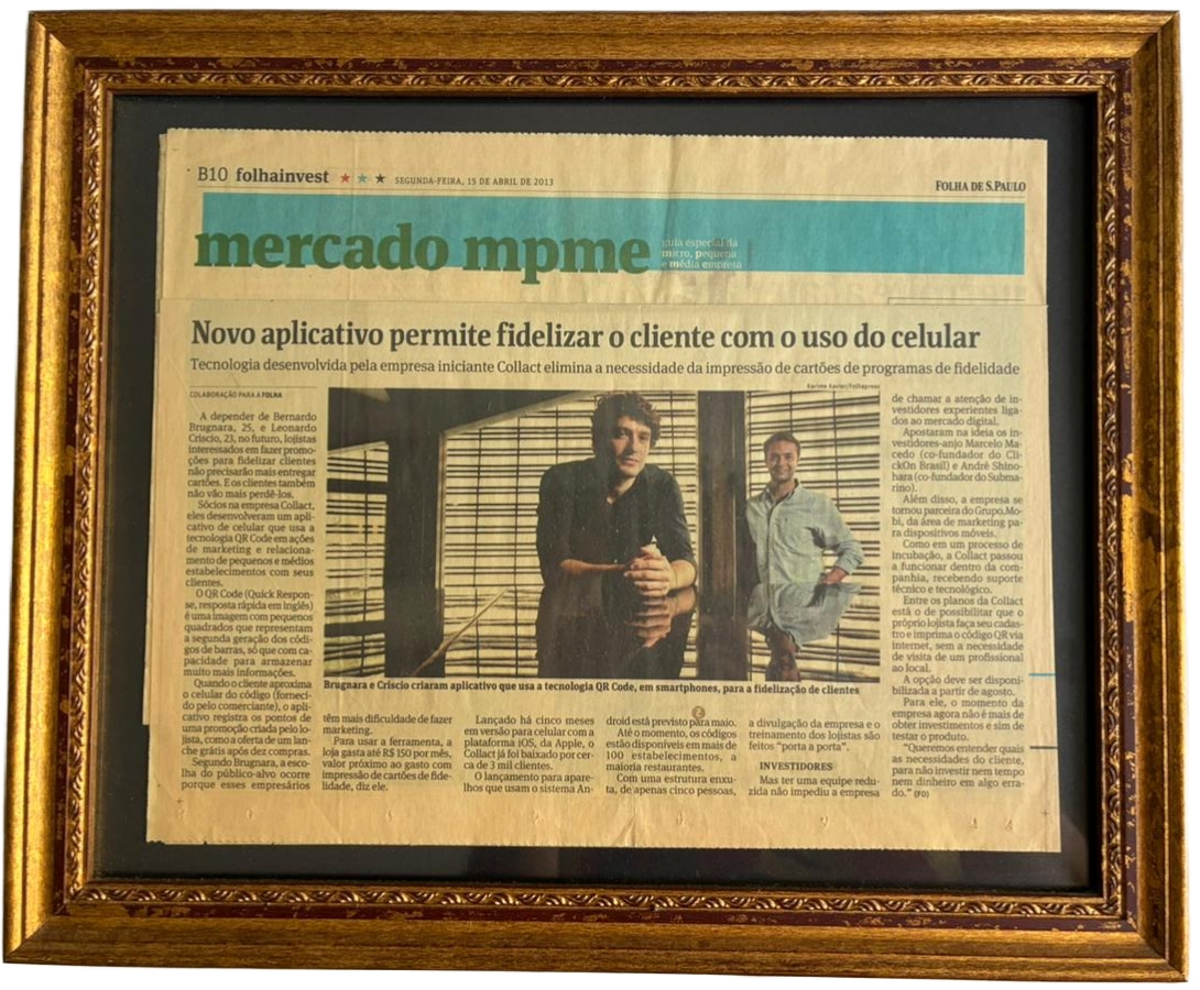 Folha de S.Paulo — Collact article, April 2013